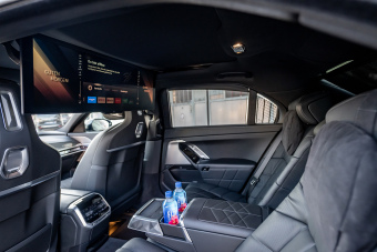 BMW 740 interior
