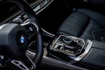 BMW 740 interior