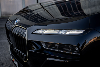 BMW 740 front view
