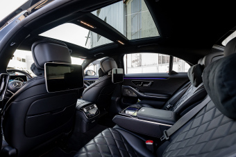 Mercedes S class interior