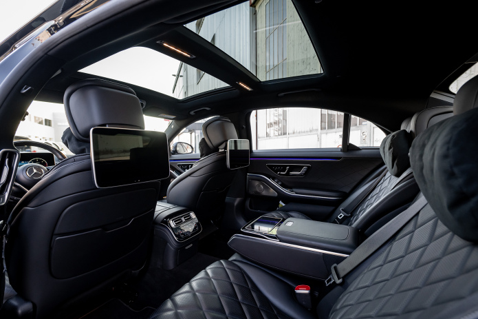 Mercedes S class interior