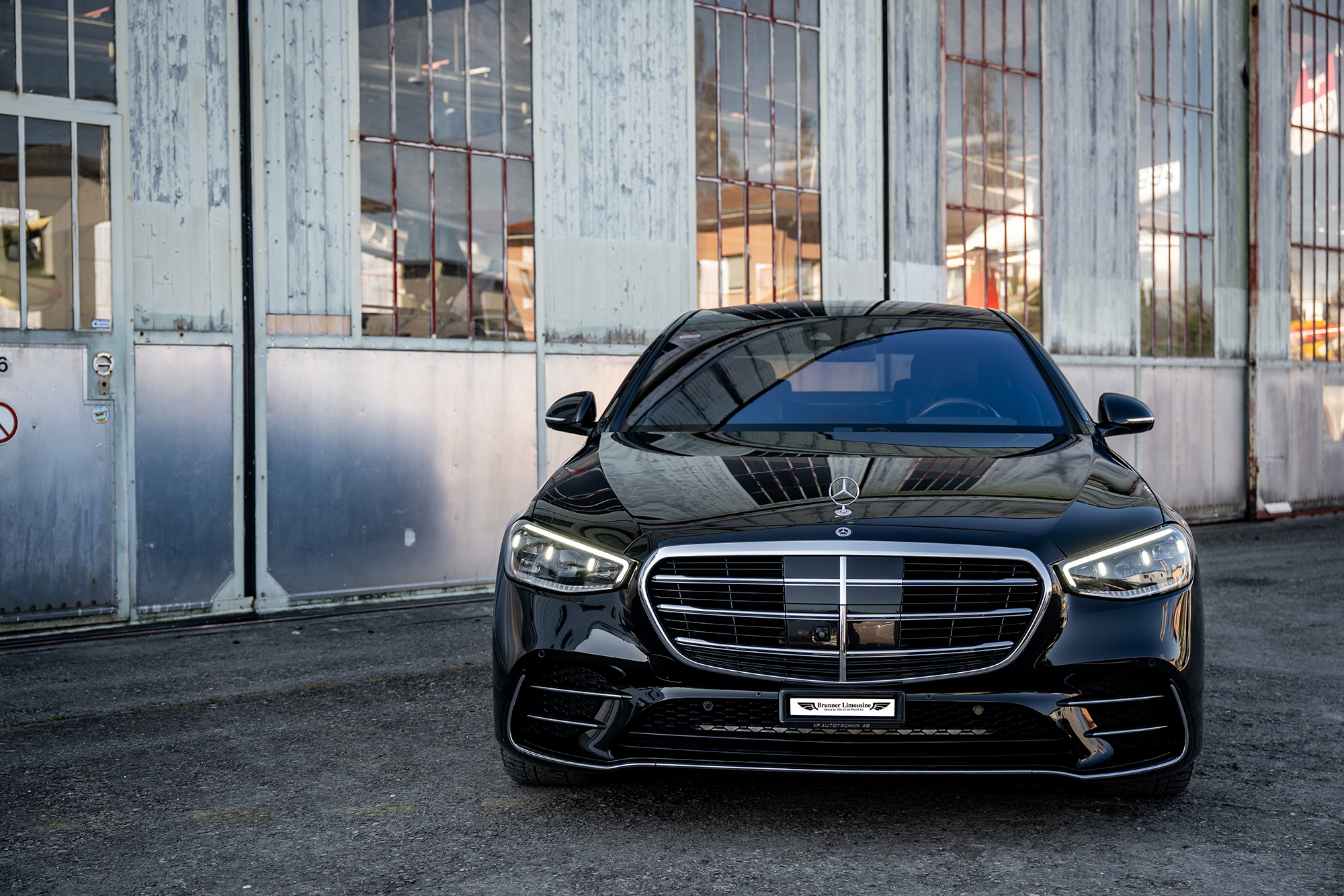 Mercedes S class front view